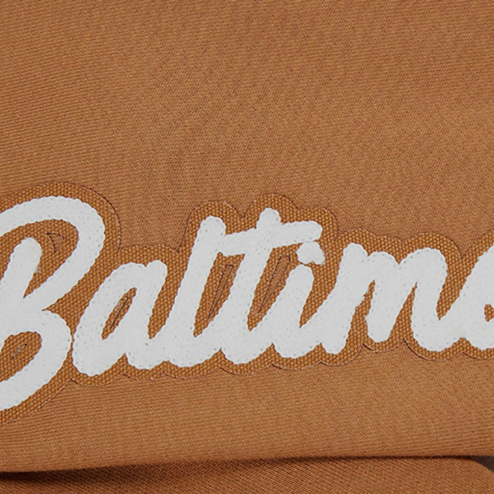 Baltimore Orioles Pro Standard Women's Paint The City Pullover Cropped Sweatshirt Near Me