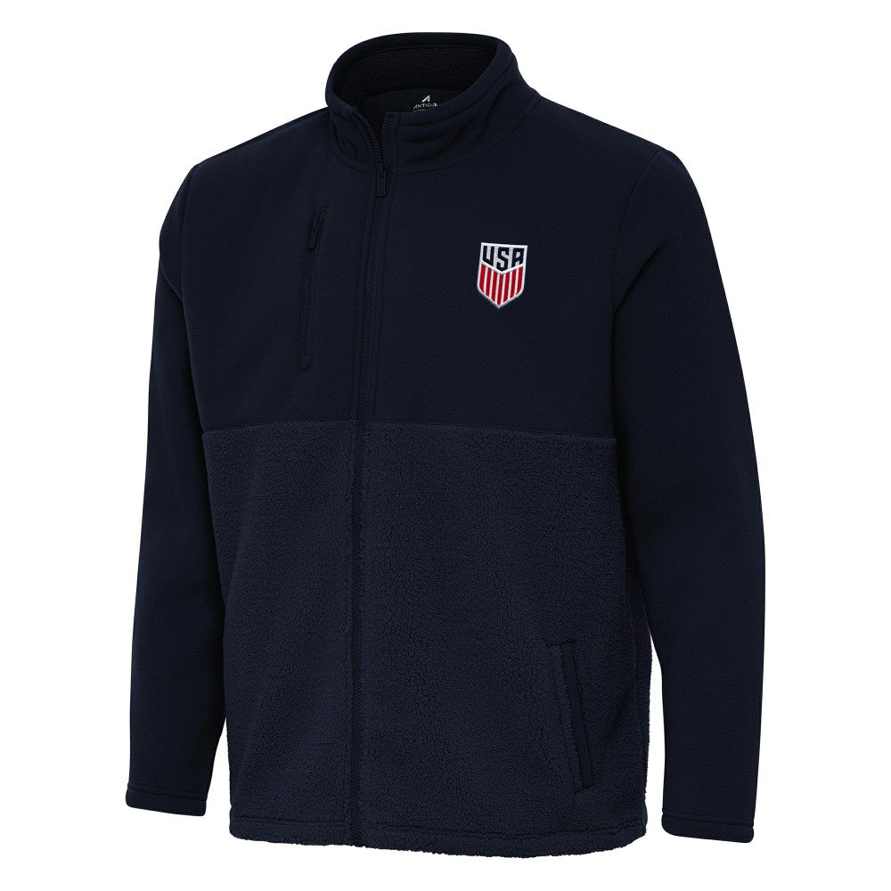 USMNT Antigua Daily Fused Full-Zip Jacket Navy