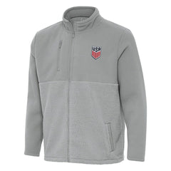 USMNT Antigua Daily Fused Full-Zip Jacket Gray