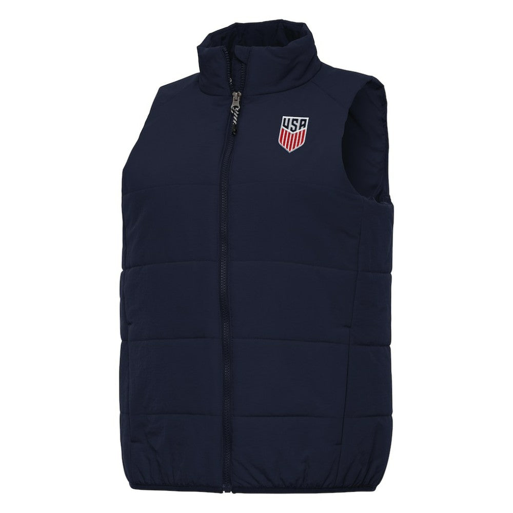 USMNT Antigua Women's Experience Full-Zip Vest Navy