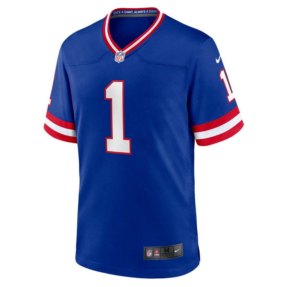 Malik Nabers New York Giants Game Player Jersey - Royal - Nike