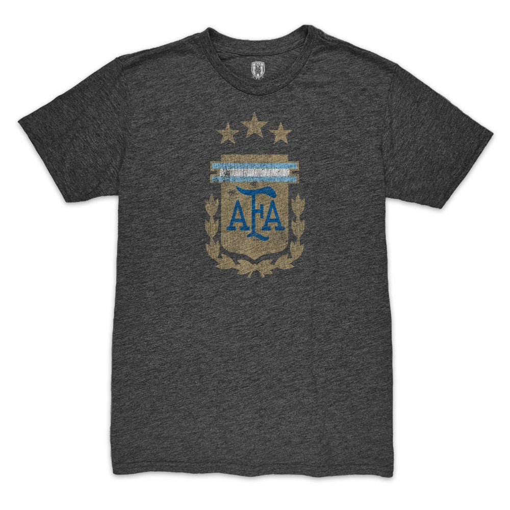Julián Álvarez Argentina National Team 1863FC Player Retro Tri-Blend T-Shirt Heather Black