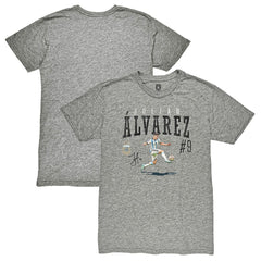 Julián Álvarez Argentina National Team 1863FC Snapshot Tri-Blend T-Shirt Heather Gray