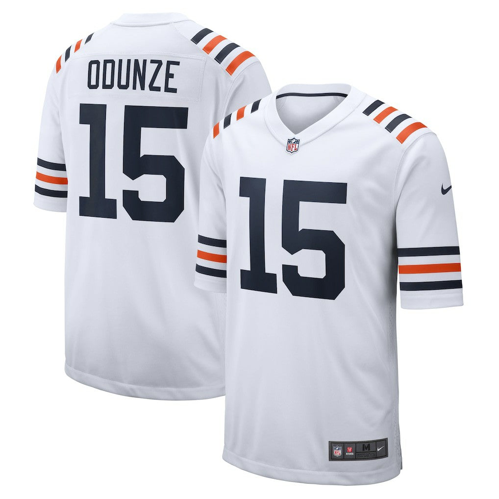 Rome Odunze Chicago Bears Alternate Game Jersey - White - Nike