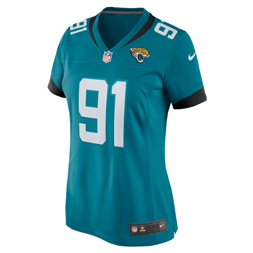 Arik Armstead Jacksonville Jaguars Women's Team Game Jersey - Teal - Nike