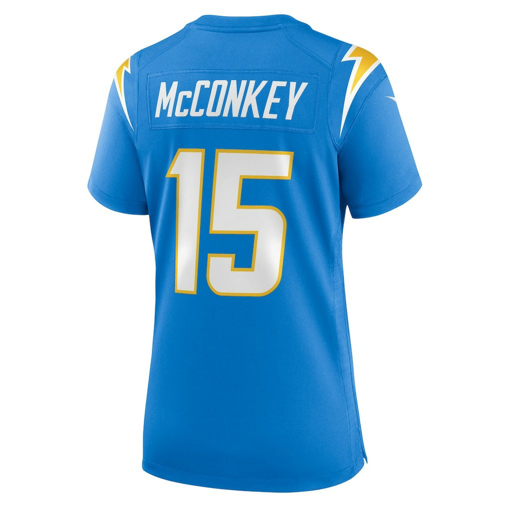Ladd McConkey Los Angeles Chargers Women's Game Jersey - Powder Blue - Nike
