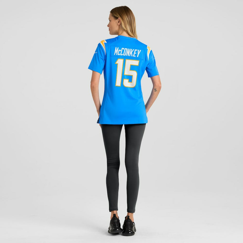 Ladd McConkey Los Angeles Chargers Women's Game Jersey - Powder Blue - Nike