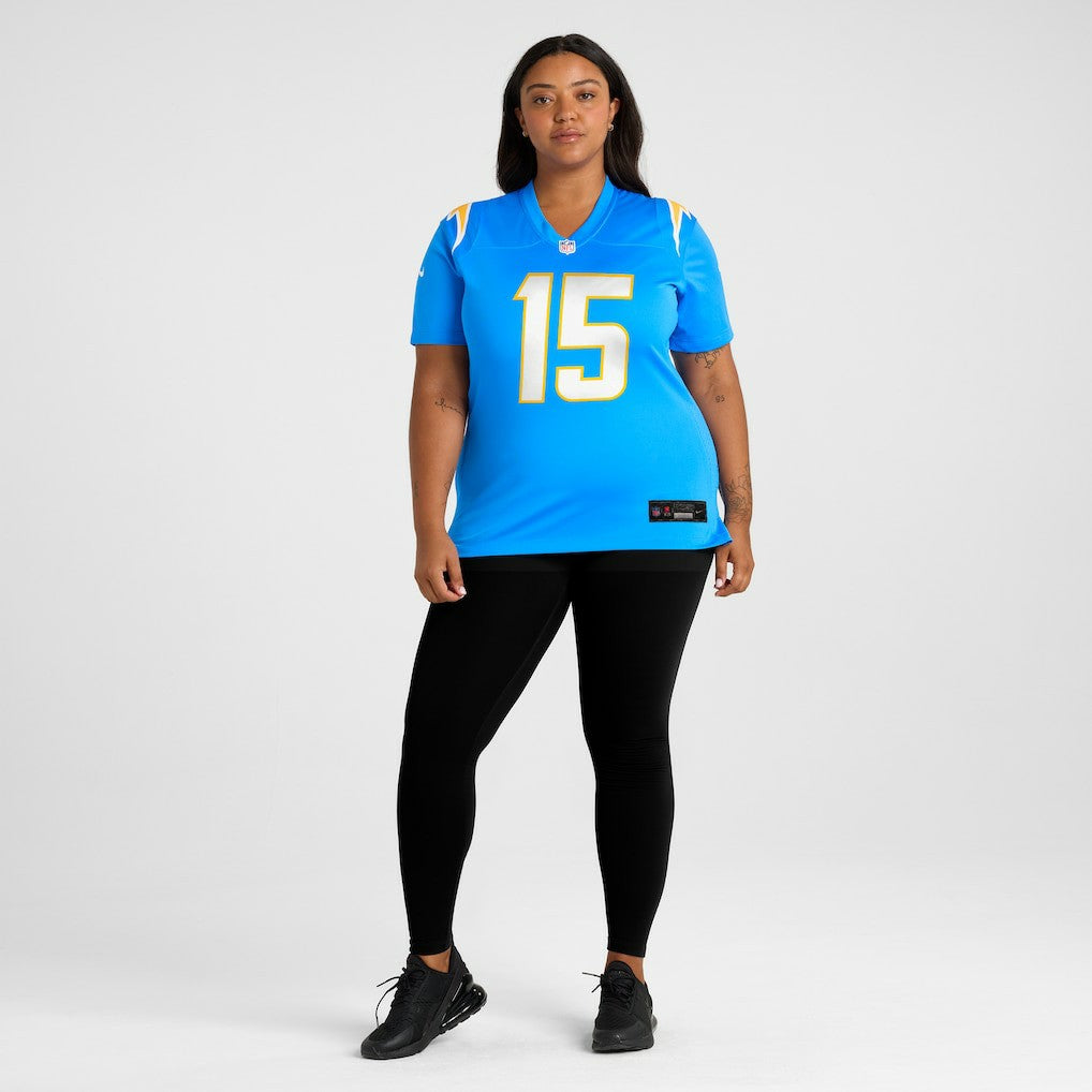 Ladd McConkey Los Angeles Chargers Women's Game Jersey - Powder Blue - Nike