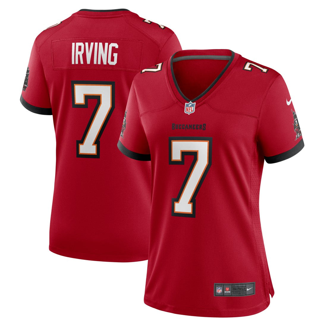 Bucky Irving Tampa Bay Buccaneers Women's Game Jersey - Red - Nike