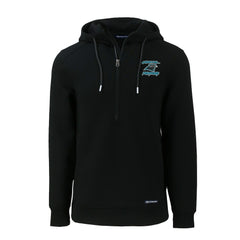 Carolina Panthers Cutter & Buck Roam Eco Recycled Half-Zip Hoodie - Black - NFL