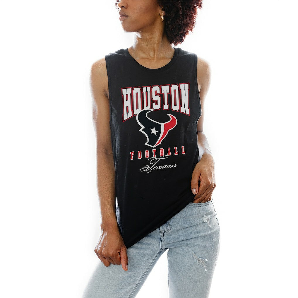 Houston Texans Gameday Couture Women's Preseason Opener Racerback Tank Top - Black - NFL