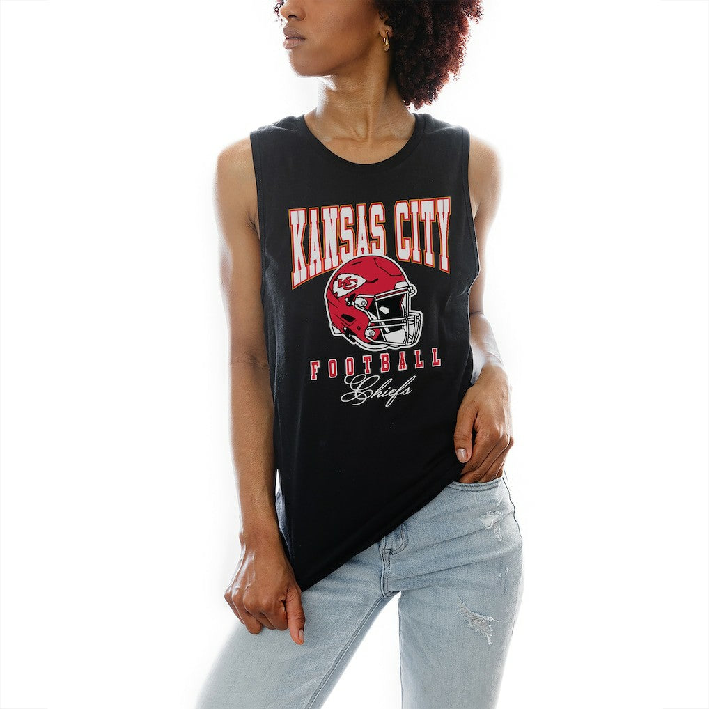Kansas City Chiefs Gameday Couture Women's Preseason Opener Racerback Tank Top - Black - NFL