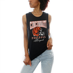 Cincinnati Bengals Gameday Couture Women's Preseason Opener Racerback Tank Top - Black - NFL