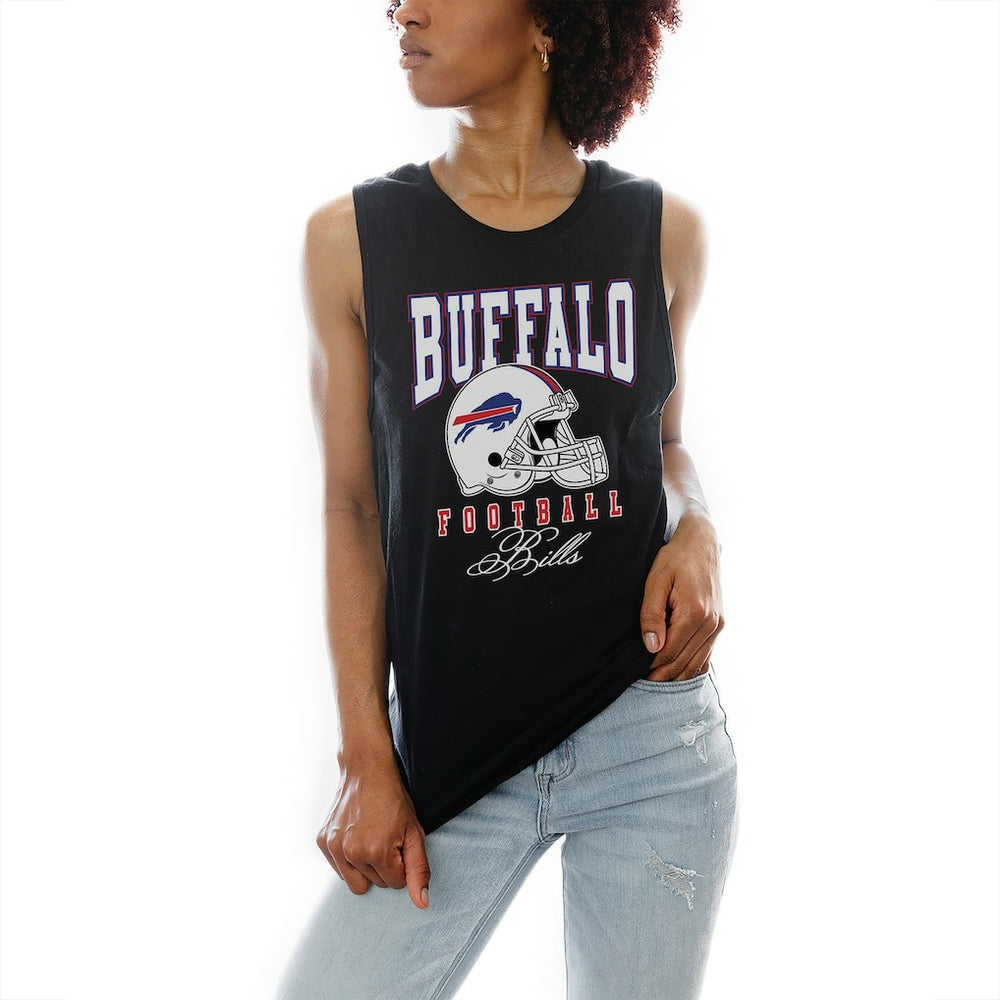 Buffalo Bills Gameday Couture Women's Preseason Opener Racerback Tank Top - Black - NFL