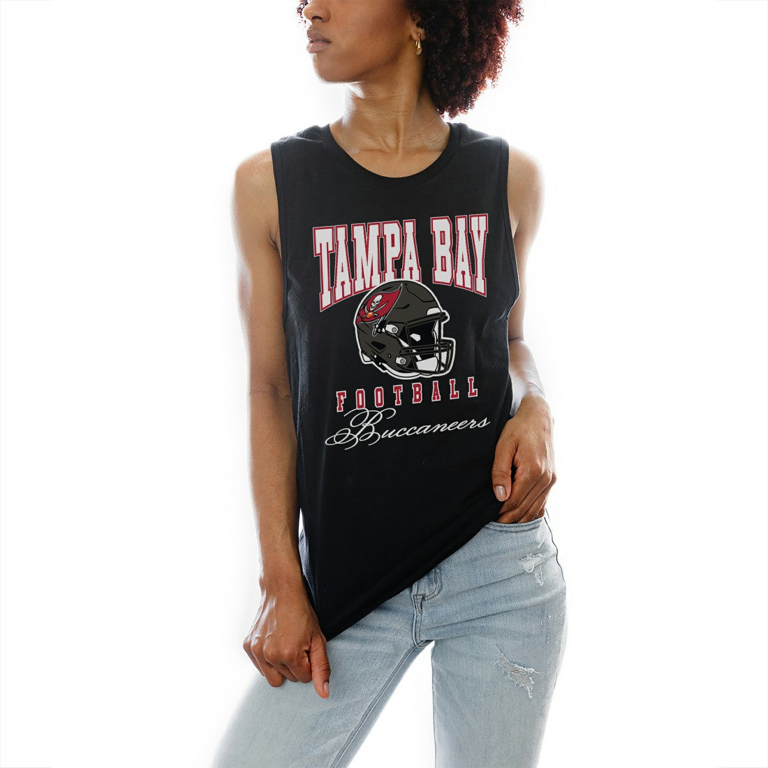 Tampa Bay Buccaneers Gameday Couture Women's Preseason Opener Racerback Tank Top - Black - NFL