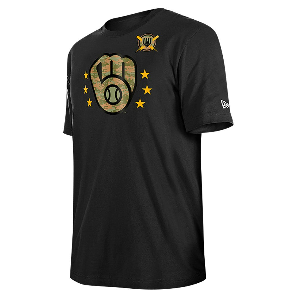 Milwaukee Brewers New Era 2024 Armed Forces Day T-Shirt Outlet