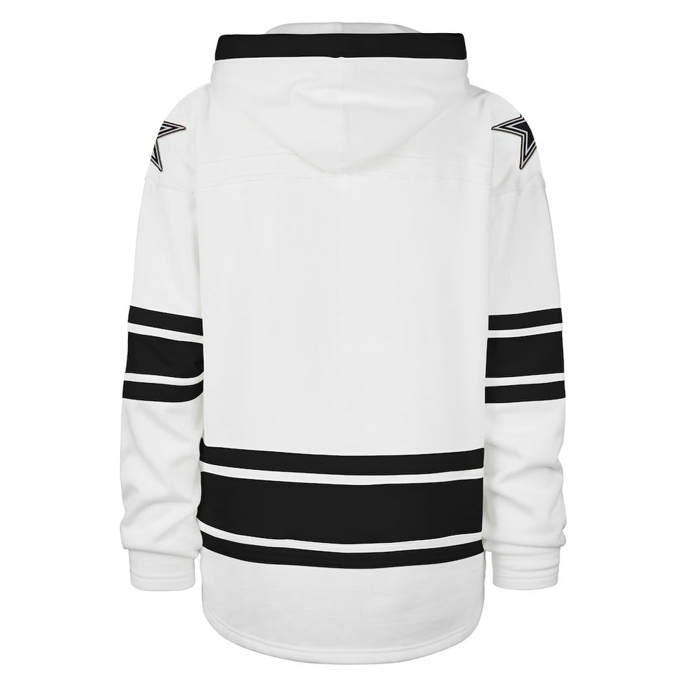 Dallas Cowboys '47 After Image Superior Lacer Pullover Hoodie - White - 47 brand