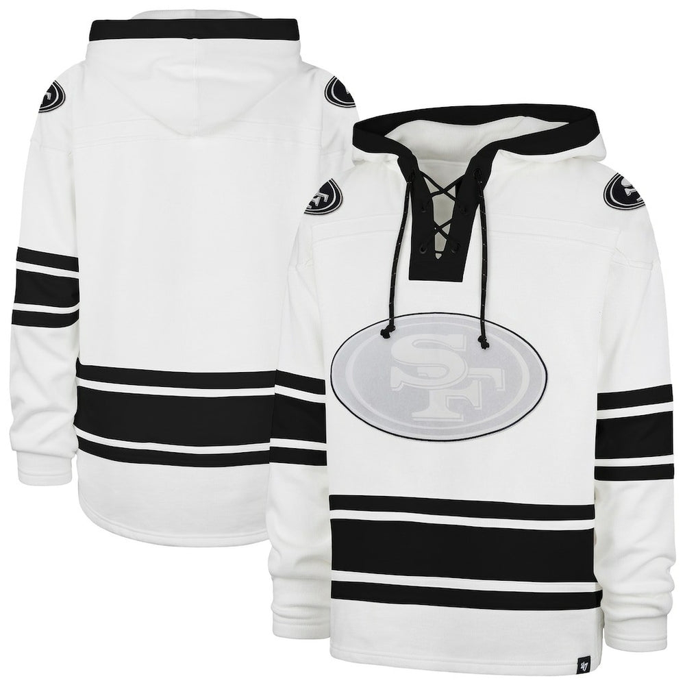 San Francisco 49ers '47 After Image Superior Lacer with Hood - White - 47 brand