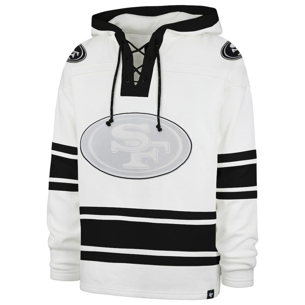 San Francisco 49ers '47 After Image Superior Lacer with Hood - White - 47 brand