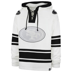 San Francisco 49ers '47 After Image Superior Lacer with Hood - White - 47 brand