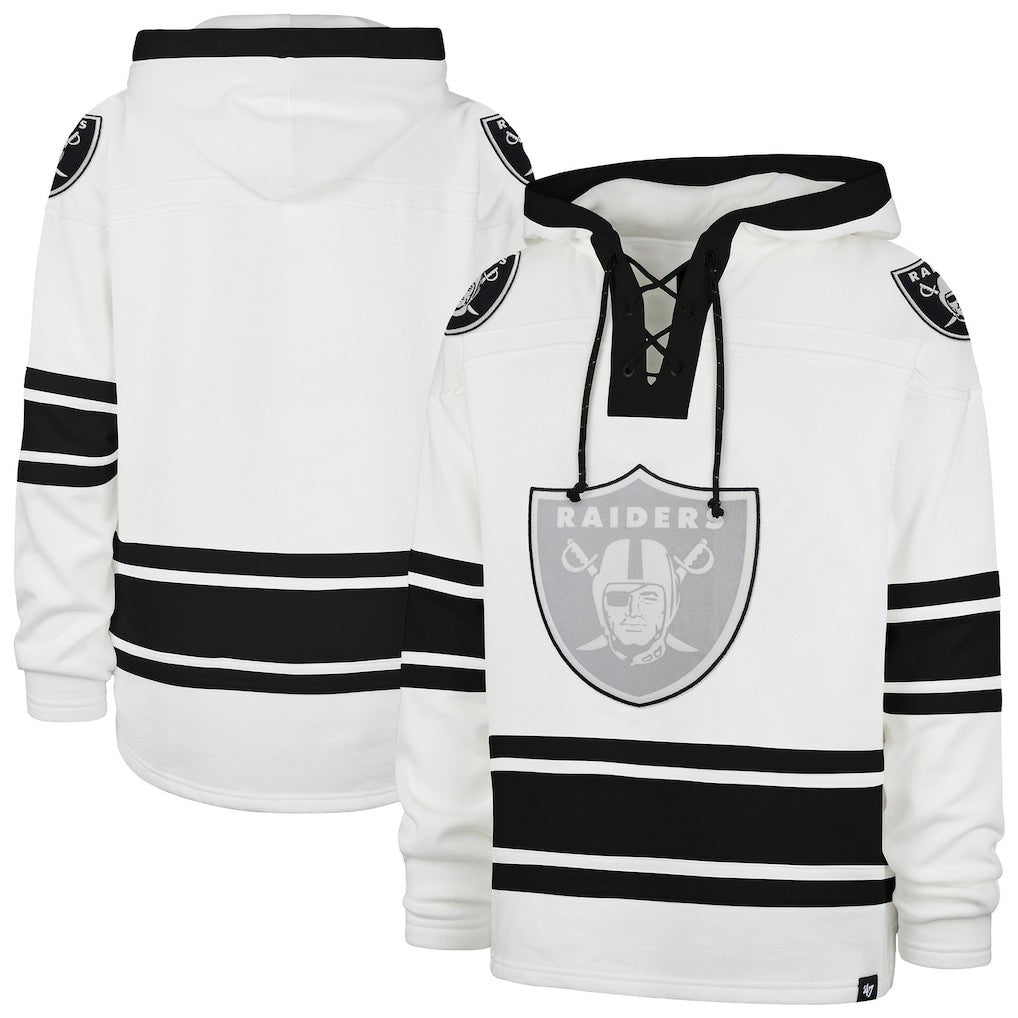 Las Vegas Raiders '47 After Image Superior Lacer with Hood - White - 47 brand