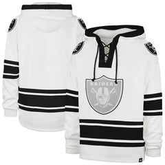 Las Vegas Raiders '47 After Image Superior Lacer with Hood - White - 47 brand