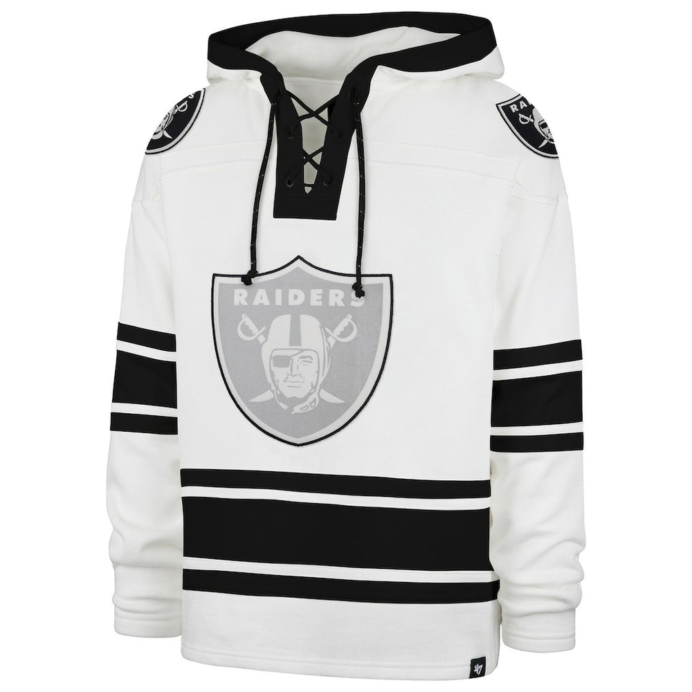 Las Vegas Raiders '47 After Image Superior Lacer with Hood - White - 47 brand