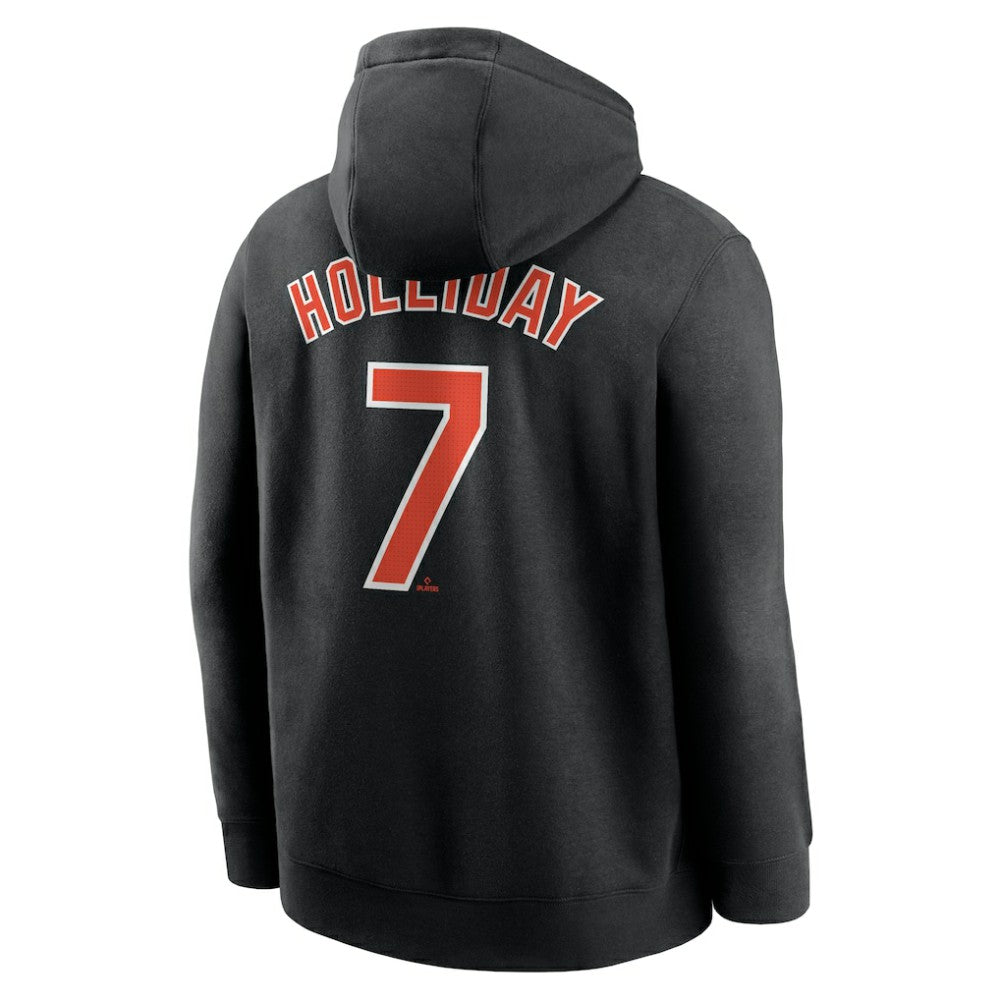 Jackson Holliday Baltimore Orioles Nike Player Name & Number Club Fleece Pullover Hoodie Outlet
