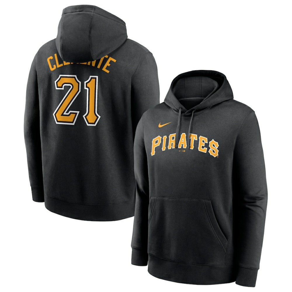 Roberto Clemente Pittsburgh Pirates Nike Player Name & Number Club Pullover Hoodie Discount