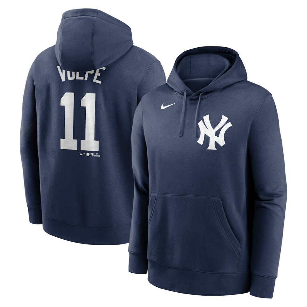 Anthony Volpe New York Yankees Nike Player Name & Number Club Pullover Hoodie Outlet
