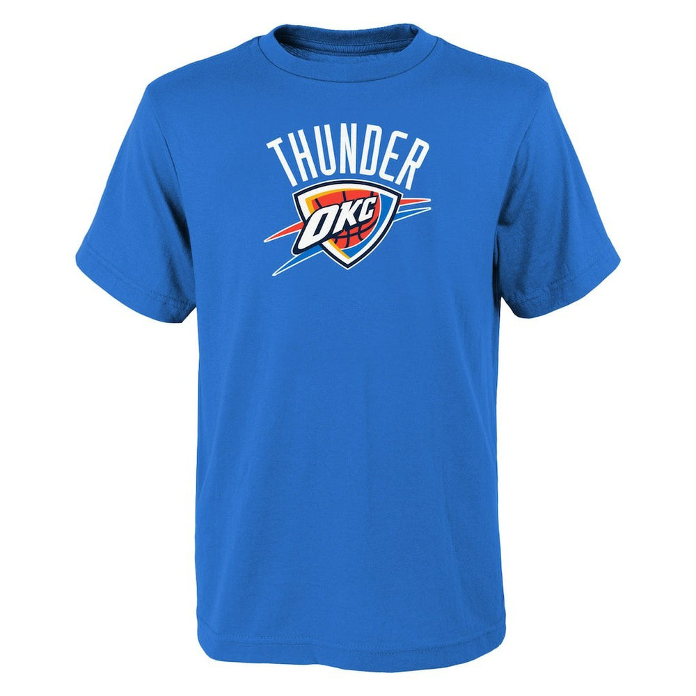 Oklahoma City Thunder Youth Primary Logo T-Shirt Blue