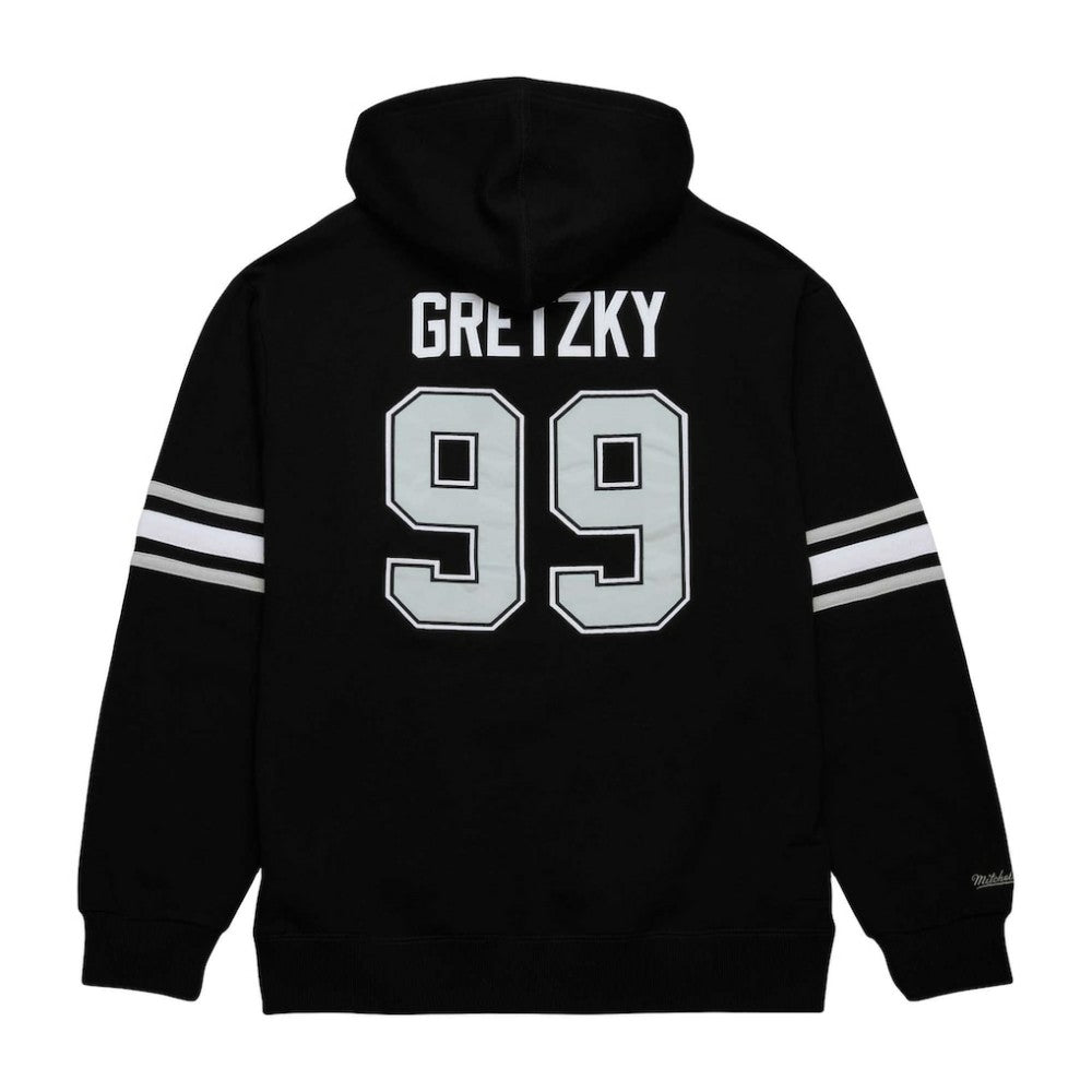 Wayne Gretzky Los Angeles Kings Mitchell & Ness 1993 Name & Number Premium Pullover Hoodie - Black | NHL Clearance