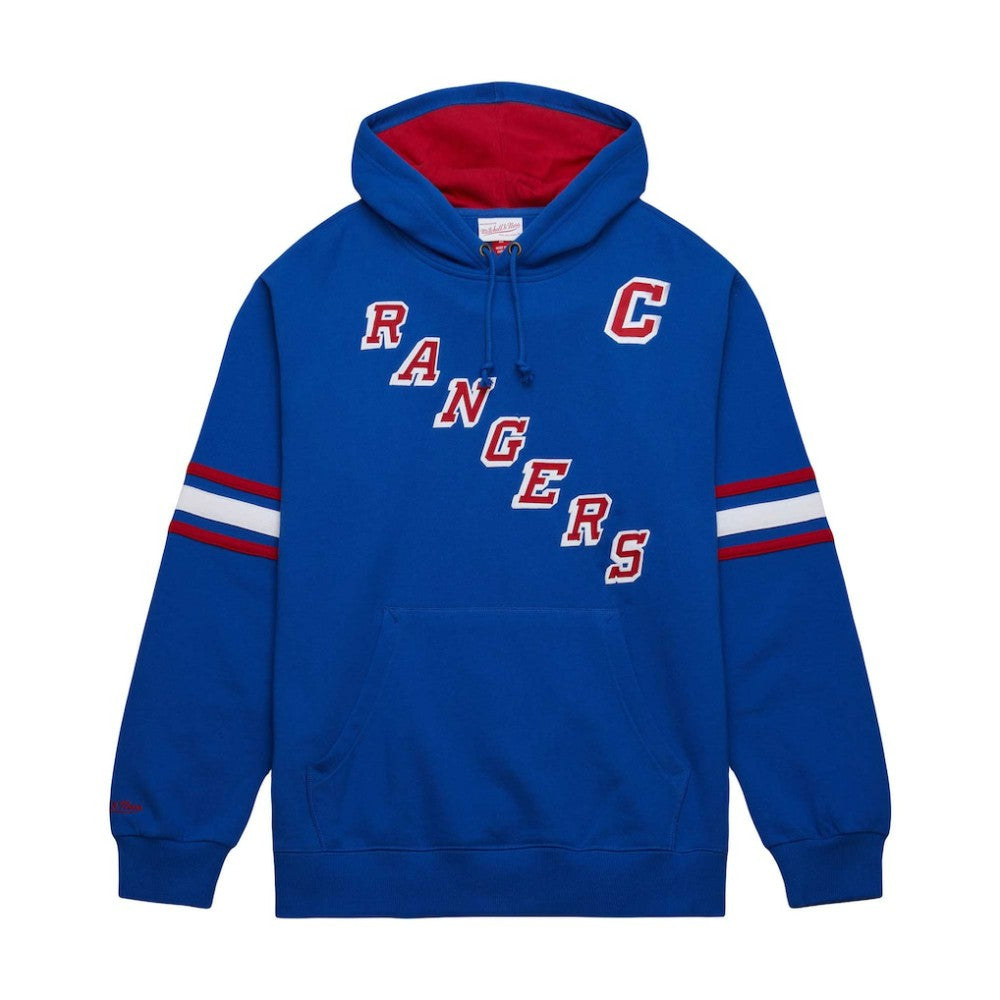 Mark Messier New York Rangers Mitchell & Ness Name & Number Premium Pullover Hoodie - Blue | NHL Lifestyle