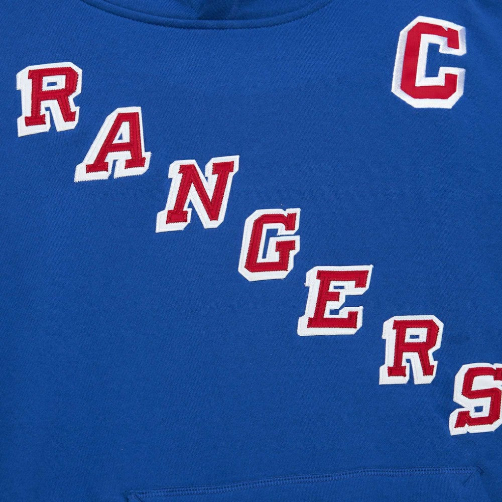 Mark Messier New York Rangers Mitchell & Ness Name & Number Premium Pullover Hoodie - Blue | NHL Lifestyle