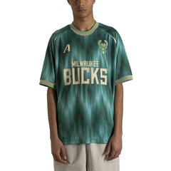 Milwaukee Bucks Authmade x NBA Soccer Kit Fashion Jersey Green