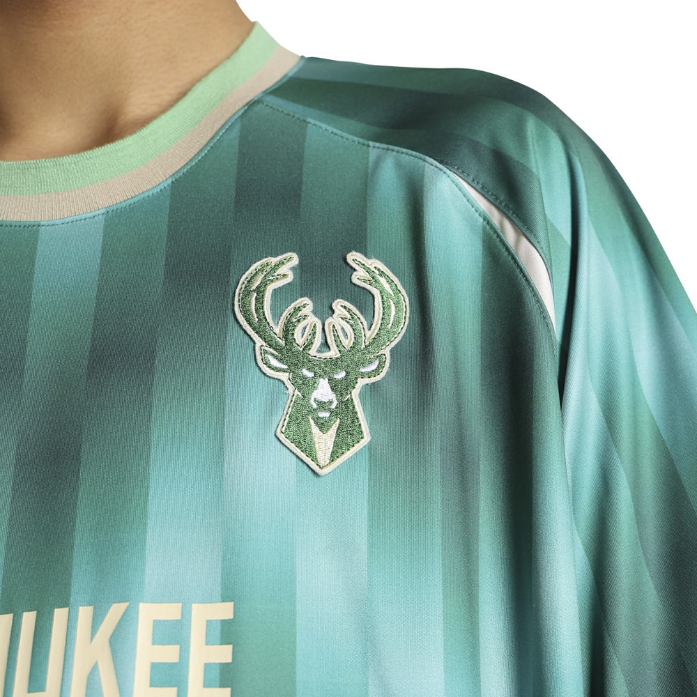 Milwaukee Bucks Authmade x NBA Soccer Kit Fashion Jersey Green