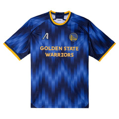 Golden State Warriors Authmade x NBA Soccer Kit Fashion Jersey Blue