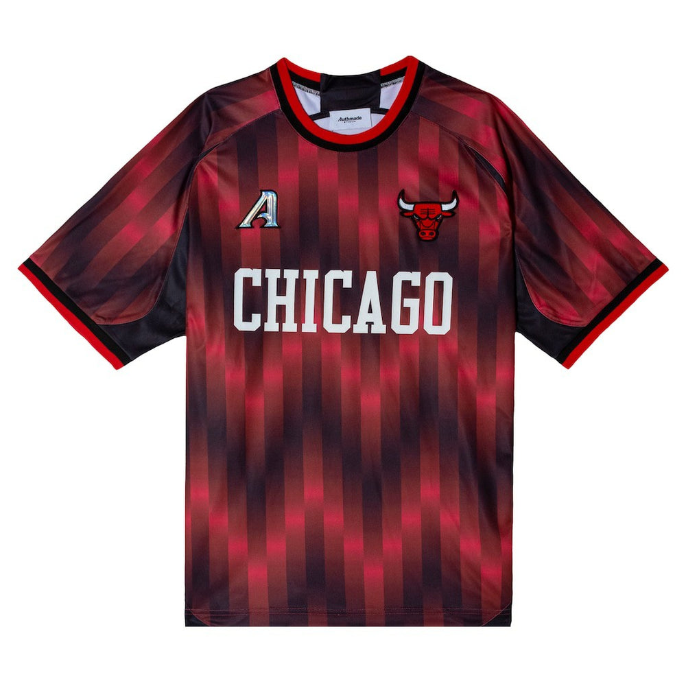 Chicago Bulls Authmade x NBA Soccer Kit Fashion Jersey Red