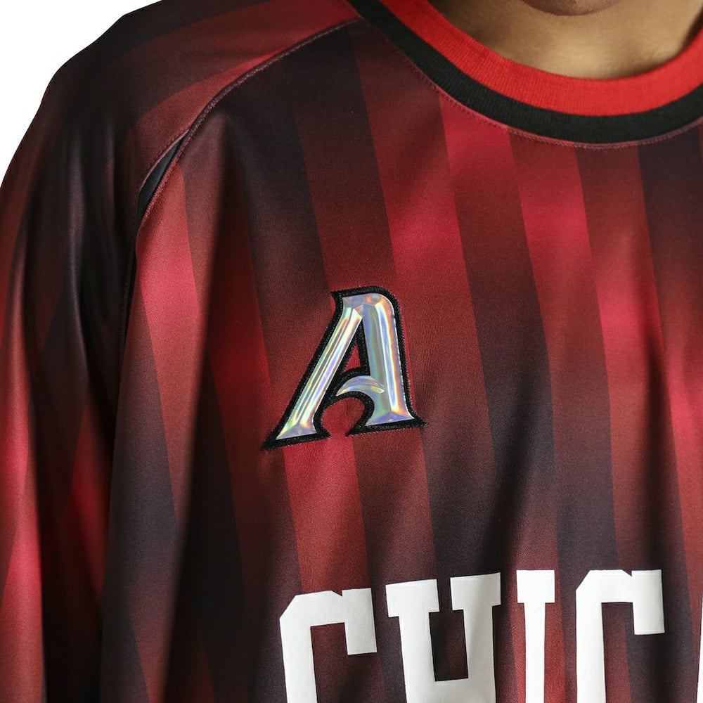 Chicago Bulls Authmade x NBA Soccer Kit Fashion Jersey Red