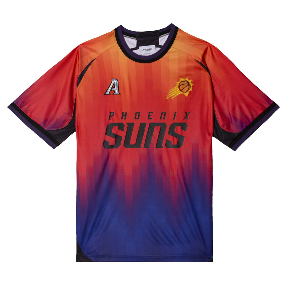 Phoenix Suns Authmade x NBA Soccer Kit Fashion Jersey Orange