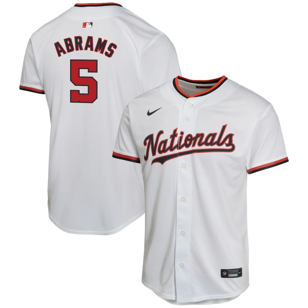 CJ Abrams Washington Nationals Nike Youth Home Game Player Jersey Sale