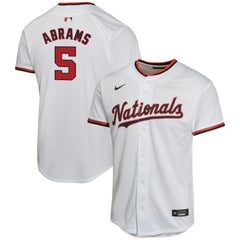 CJ Abrams Washington Nationals Nike Youth Home Game Player Jersey Sale
