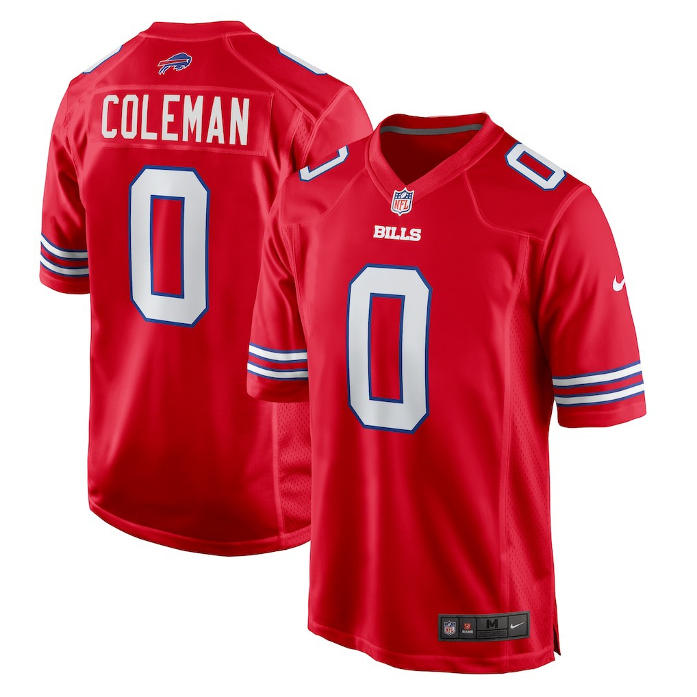 Keon Coleman Buffalo Bills Alternate Game Jersey - Red - Nike