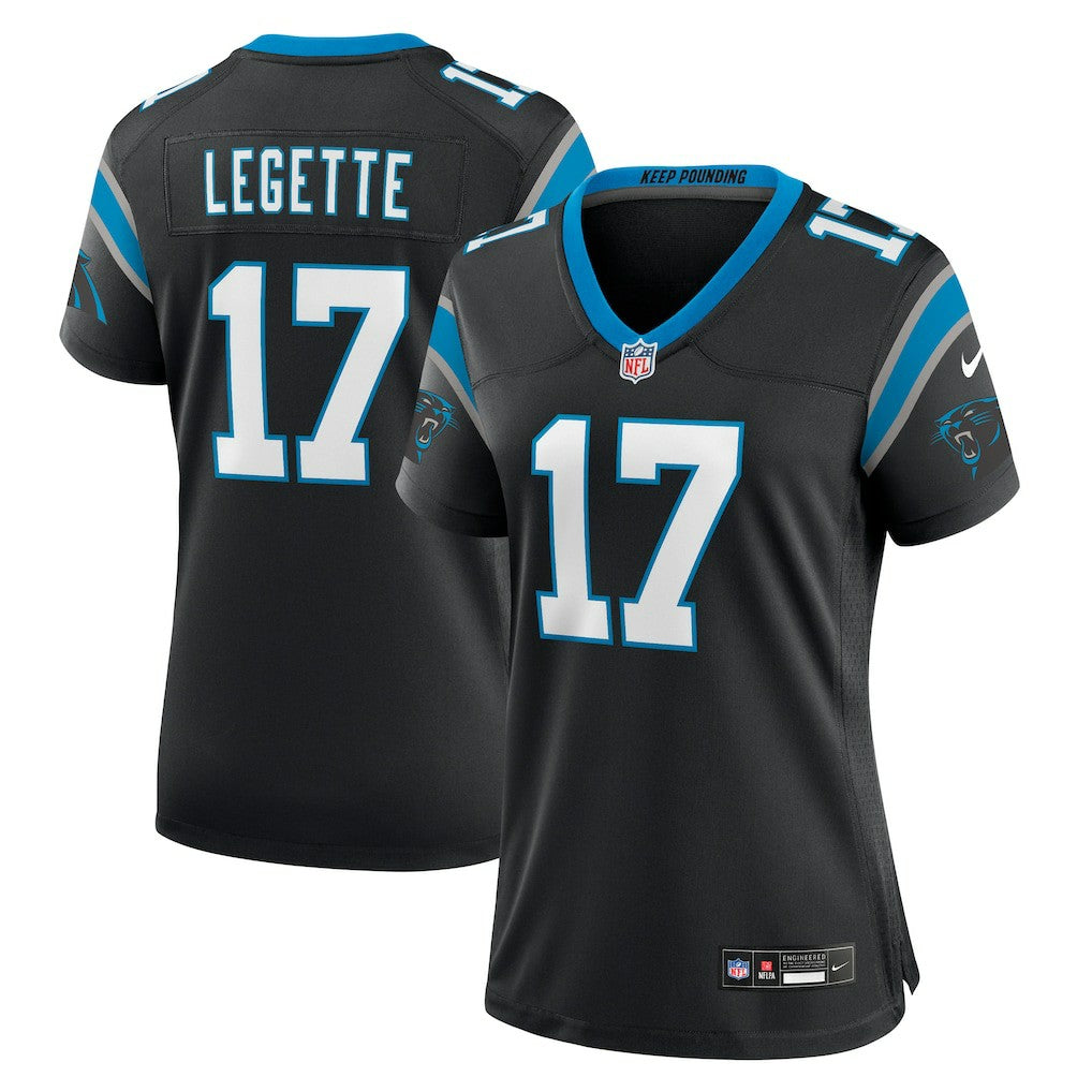 Xavier Legette Carolina Panthers Women's Game Jersey - Black - Nike