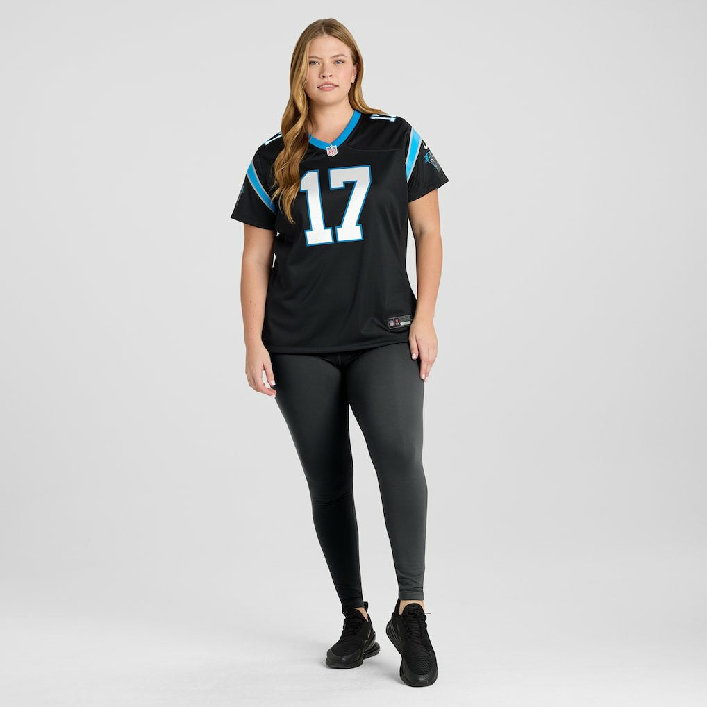 Xavier Legette Carolina Panthers Women's Game Jersey - Black - Nike