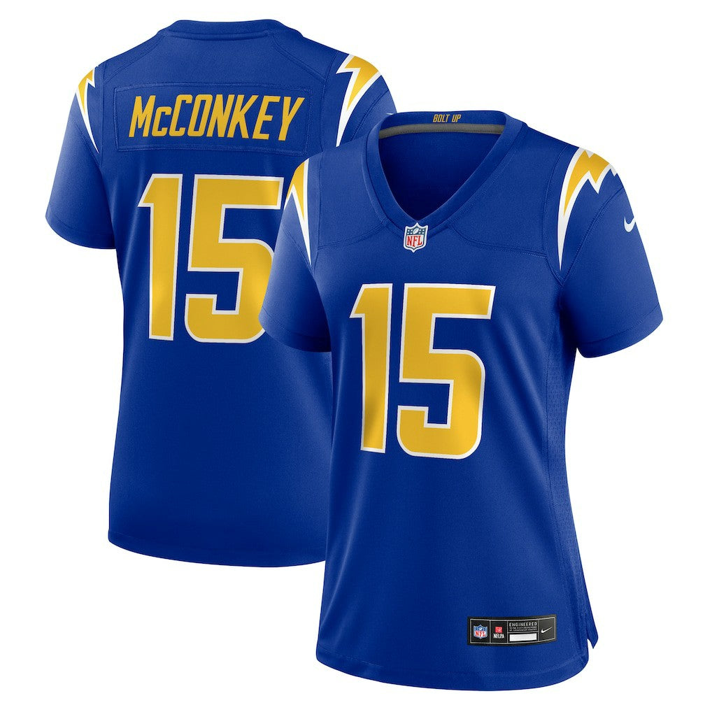 Ladd McConkey Los Angeles Chargers Women's Alternate Game Jersey - Royal - Nike
