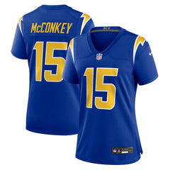 Ladd McConkey Los Angeles Chargers Women's Alternate Game Jersey - Royal - Nike