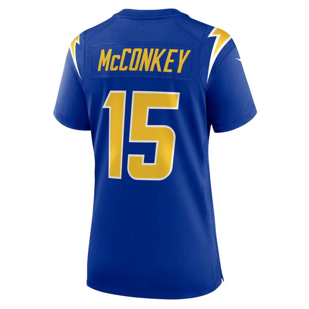 Ladd McConkey Los Angeles Chargers Women's Alternate Game Jersey - Royal - Nike