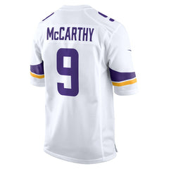 J.J. McCarthy Minnesota Vikings Game Jersey - White - Nike