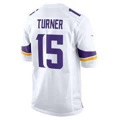 Dallas Turner Minnesota Vikings Game Jersey - White - Nike